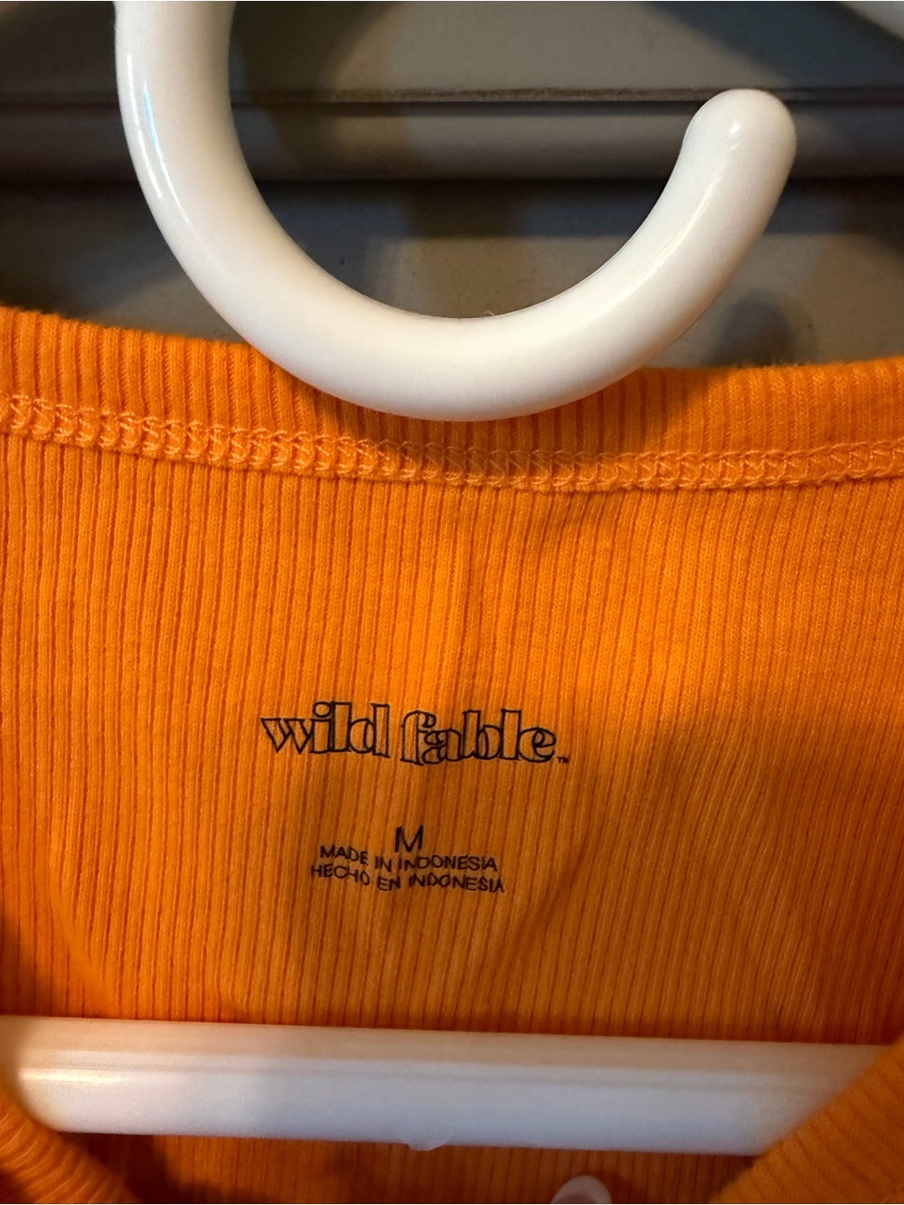 wild fable Orange Ribbed Cropped Tank - Racerback - Picture 3 of 4
